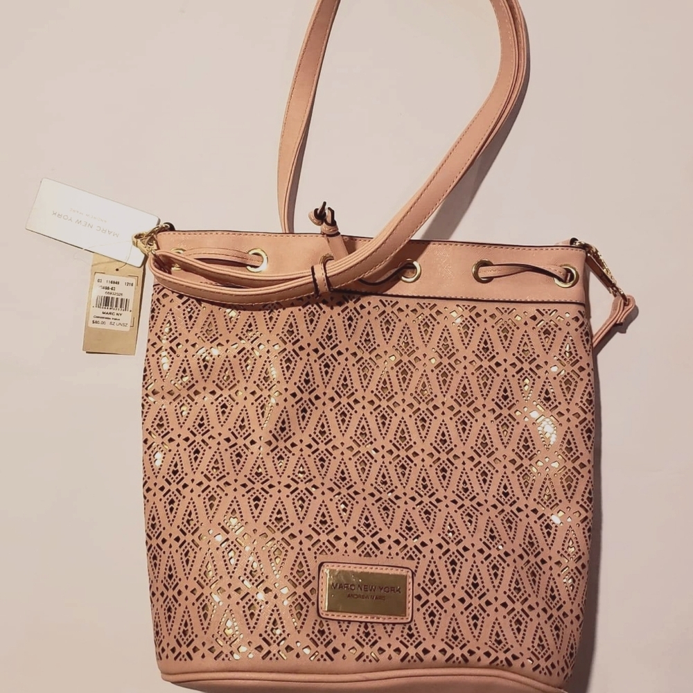 Marc New York Pink Peach Handbag Purse Bag New NWT